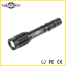 2 * 18650 Bateria T6 Zoomable durável recarregável lanterna (NK-366)
